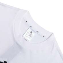 Adidas Men's T-Shirt M 3S SJ T Sportswear Running Fitness Comfortable Casual Round Neck Short Sleeve JY8563 - White/Black - View 8