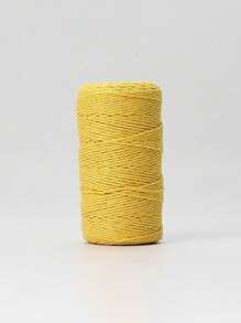 Sznurek do makramy 2 mm x 100 m, Kolorowa lina skręcana, Lina bawełniana, Przędza makramy do zawieszek ściennych, Wieszaki na rośliny, Rękodzieło, Projekty dekoracyjne DIY