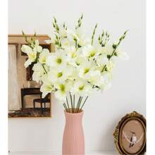 2 piezas/6 piezas, 55 cm Flores artificiales falsas Narciso Magnolia Flores de seda para decoración del hogar, sala de estar, boda, mesa, temas románticos, Día de San Valentín, regalo