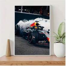 1 Peça Pôster de Arte em Tela de Aquecimento de Carro de Corrida para Decoração de Ambiente, Impressão de Alta Qualidade para Casa, Quarto, Sala de Estar, Escritório, Decoração de Parede de Café (Sem Moldura) - Multicolorido - Visão 11