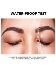 PEIEN 1 件装 3D 塑形自然持久防晕染眉毛凝胶带眉刷，防水速干，打造浓眉造型，欧美风格 - 無色 - 查看 6