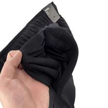 Adidas 男士新款健身训练宽松休闲抽绳腰部七分运动裤，经典百搭长裤 - 黑色 - 查看 9