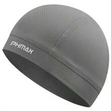 3 pezzi/1 pezzo Cappelli leggeri e traspiranti con design a teschio PHMAX, cappelli da sole da ciclismo estivi, adatti per la corsa, colore nero