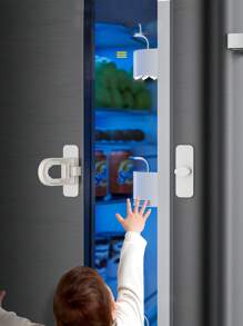 1pc Oven Door Lock, Rotate Type No Drilling Needed, Lock For Kitchen, Microwave, Child Protection - 1pc - View 11