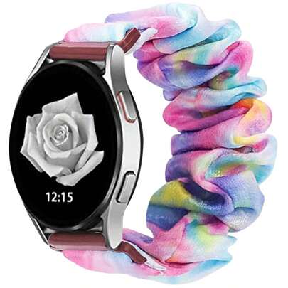1 buc. Curea de ceas moale, elastică, imprimată, de 20 mm, compatibilă cu Samsung Galaxy Watch 6/5/4 40 mm 44 mm/Galaxy Watch 6/4 Classic/Watch 5 Pro 20 mm, se potrivește cu Garmin Vivoactive 3/Venu/Venu 2 Plus