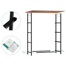 Cómoda con 4 cajones,Cajones para el dormitorio,Cómoda de tela con tapa de madera,Unidad de almacenamiento de cajones para el dormitorio, sala de estar, habitación de los niños