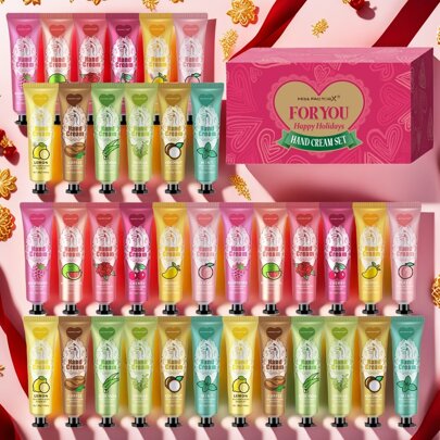 MISS FACTORX 36-Pack Hand Cream Gift Set - 12 Flavors, Great For Women, Bridesmaids, Teachers, Nurses, Traveling To Moisturize Dry Hands, Appreciation Gifts In Bulk To Share
