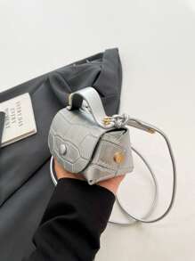 Girls' Fashion Shoulder Bag Mini Flap Crossbody Backpack - A - View 6