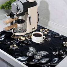 1 件金色和银色花卉橡胶炉罩保护套，优雅的金属装饰保护套，厨房装饰，适合精致的聚会或日常优雅的家居装饰餐桌装饰、派对装饰、婚礼装饰、餐厅厨房装饰、房间装饰、家居装饰 - 彩色 - 查看 5