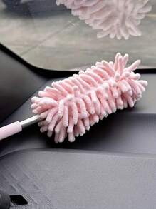 Car Wash Kit,3/4pcs Mini Expandable & Flexible Microfiber Car Duster Brushes - Car Vent Cleaning Gel And Interior Detail Soft Brushes