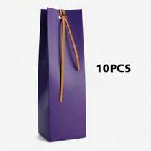 10pcs Kraft Paper Gift Bag Party Candy Gift Mini Boxes Birth Favors Party Gift Wedding Cookie Candy Bags Festival Favor Box - Multicolor - View 16