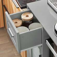 SoBuy Kitchen Cabinet FSB78-HG - Grey - View 6