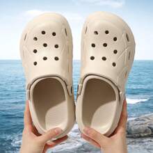 Heavy-Duty Slip-On Sandals, Women's Summer Outdoor Thick Sole Platform Beach Shoes, Anti-Skid Slippers Couples