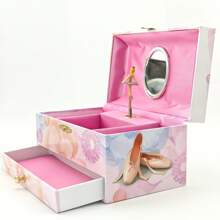 Jewelry Storage Box With Music, Decor With Fairies, Flowers & Ballet Elements, Home Decor, Birthday & Anniversary Gift