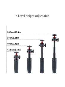 Desktop Tripod Expandable Mini Tripod, Portable Collapsible Phone/Camera Tripod Stand For Live Streaming, Vlogging, Selfie