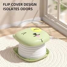 1 Set Baby Travel Potty + 1 Storage Bag + 1 Roll + 5 Absorbent Pads, Portable Urinal Toilet For Outdoor & Car Use