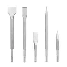 17 Piece SDS Plus Hammer Drill & Chisel Bit Set Masonry Concrete Tile Brick Tool - Silver - View 8