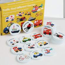 Memory Match Game - Enhances Color Recognition & Focus, Cognitive Training, Observation, Fun Puzzle Activity For School-Aged Youngsters