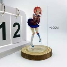 Doki Doki Literature Club! Acrylic Character Figures, Cute Anime Acrylic Desk Decor, Monika, Sayori, Natsuki, Yuri Figures, Anime Home Desktop Accessories Birthday Gifts Graduation - Multicolor - View 12