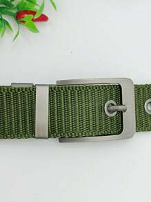 Casual Men's Belts For Daily Use, Perfect As A Gift For A Friend. - 軍綠色 - 查看 4