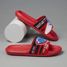 New Thick Sole Plus Size Men's Summer Sandals, Breathable Beach Shoes, Casual Dual-Use Slippers, Lightweight & Comfortable Waterproof Non-Slip Soft Bottom Beach Shoes, Versatile Fashionable Slides