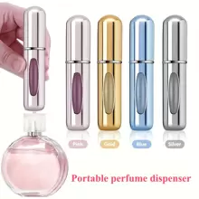 2/3 piezas Atomizador de perfume de viaje recargable, botella de spray portátil mini, caja dispensadora de perfume vacía, botella de spray de perfume de viaje de negocios, botella de perfume, botella dispensadora de perfume