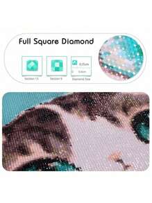 HuaCan 照片定制 5D 钻石画个性化钻石马赛克全方形圆形水钻装饰时尚节日礼物适合送给男朋友女朋友周年纪念日适合婚礼适合家居墙壁装饰 - 彩色 - 查看 34