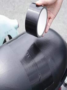 1 Roll Of Cushion Repair Tape, Strong Black Cloth-Based Tape, Sofa Imitation Leather Repair Patch, Sofa Repair Tape Kit, Self-Adhesive Imitation Leather Repair Tape, Suitable For Sofa And Car Seat Cushions, Durable Patches, Suitable For Holes And Carpets In Hotels