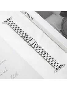 金属不锈钢可调节表带，兼容 Series 1-8 SE，Ultra，14 毫米宽，纤薄优雅的设计，商务休闲，男女通用的替换智能手表表带，适合 38 毫米/40 毫米/41 毫米/42 毫米/44 毫米/45 毫米/49 毫米/46 毫米表壳（不含手表）