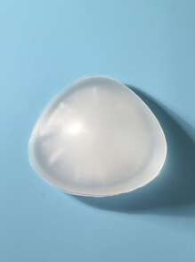 ANGDIE 1pc Silicone Flesh Colored Triangle Breast Prosthesis, Heat-Resistant Suitable For Swimming & Spa, Artificial Silicone Breast Form, Unisex Post Mastectomy Silicone Breast Pad, Single Pack - Clear - View 14