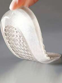 1双女士舒适柔软硅胶鞋垫，防滑，适用于休闲鞋、运动鞋，增高鞋垫，鞋履配件礼品之选 - 米色 - 查看 7