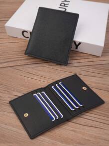 Unisex Slim Credit Card Holder Wallet, PU Leather Travel ID Case, Card Organizer Pouch, Suitable For Teens, Casual, Outdoor, Athletic, Travel, Graduation Gifts, Birthday Accessories