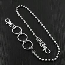Riemketting met ronde cirkelversiering, lente tailleketting, punk/straatstijl hiphop broekketting
