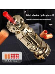 New - High-End EDC Shockwave Grenade Toy Pistol - Shockwave Grenade Model Gun - Rotating Anti-Stress Special Agent Toy - Ultra Long Range - Shell Ejecting Toy Gun - Birthday Gift - Easter Gift - Holiday Gift - Perfect Gift - Gift
