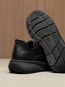 Men's Dress Sneakers Casual Oxford Lace Up MaxFlex ActiveUrban Formal Shoes - Black - View 6