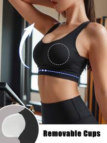 Crisscross Strap Sports Bras For Women Breathable Backless Bra Top Backless Bra Sport Workout Push Up Bras Padded Seamless Bras For Women Workout Sets Women