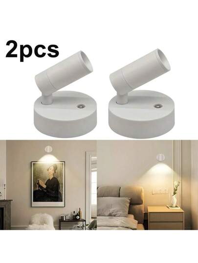 1/2 Pcs LED Spotlights Rechargeable, Dimmable Vloer Lamp Touch Control, USB Powered, Ideal Art Plant Display, Includes Verlichting Source, Different Room Types, Warm Bedroom Lighting view 6