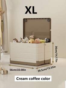 1pc Storage Box Household Artifact Large Capacity Toy Sorting Storage Box Cover Folding Student Book Storage Cabinet Basket