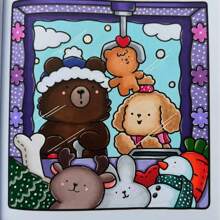 Comfy Days: Coloring Book For Adults Featuring Super Cute Animal Characters In Cozy Hygge Moments For Relaxation (Cozy Spaces Coloring),Children's Gifts, Cute Cartoon Coloring Books,A Great Gift For Father's Day, Mother's Day, And Children's Day,The Pattern Is Exquisite And The Lines Are Clear,Picture Book,Back To School.School Supplies