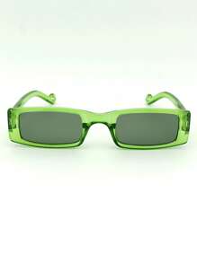 1 chiếc kính trang trí thời trang cổ điển hình chữ nhật hẹp, chất liệu PC, nhẹ và di động, thích hợp cho các sự kiện ngoài trời và buổi hòa nhạc - hình chữ nhật - Xem 11