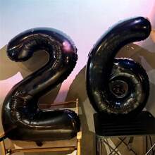 1/2 件黑色数字气球 40 英寸 1-80 数字铝膜气球适用于生日派对、周年纪念日等派对室内外装饰,营造派对氛围 - 黑色 - 查看 7