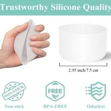 3 miếng silicon bảo vệ cho cốc 40oz 30oz có tay cầm và cốc IceFlow 20oz 30oz, miếng bảo vệ đáy bình nước cho phụ kiện cốc - Nhiều màu - Xem 11