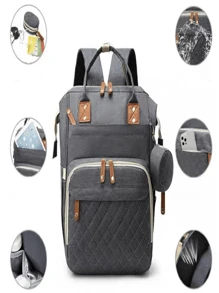 Portable Mommy Bag Backpack Lightweight Multifunctional Large Capacity Maternity Bag For Mom