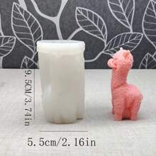 Cute Alpaca Candle Silicone Mold DIY Wax Plaster Fragrance Stone Home Decor Mold