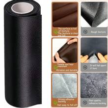 Pièce de réparation autocollante de 20 x 54 pouces, papier peint en PU, ruban de réparation pour canapé, meubles, sièges de voiture, résistant à l'eau et à l'huile. Décoration murale pour la chambre, le salon, la salle de bain, la maison, la décoration d'anniversaire, de remise des diplômes