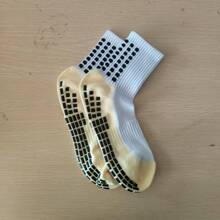 1/2/4/6/10 Pairs Men's Cushioned Compression Mid-Calf Soccer Socks, Anti-Slip For Training & Matches