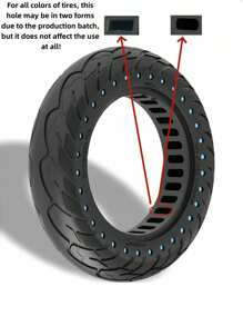 10 X 2.5 Inches Electric Scooter Tire 60/70-6.5 Solid Tire Fit For Ninebot Max G30P G30LP~Gotrax G5 G6~Hiboy Max 3~Hover 1 Alpha~Zero10X~OKAI Neon Pro, 10" Anti-Explosion Replacement Wheel,1pc - Multicolor - View 9