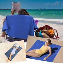 1 Pc Portable Sweat-Absorbing And Comfortable Towel, Fitness And Running Sweat Wipe Towel, Extended Yoga Towel, Sand-Proof And Quick-Drying Beach Towel, Which Can Wrap The Whole Body, Good Friends For Camping, Traveling, And Outdoors