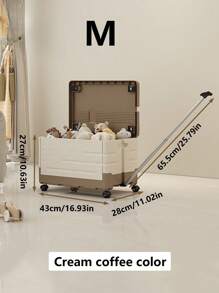 1pc Storage Box Household Artifact Large Capacity Toy Sorting Storage Box Cover Folding Student Book Storage Cabinet Basket