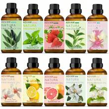 30毫升水溶性香薰精油，瑜伽精油，花香型 - 茉莉、葡萄柚、柠檬、薄荷、玉兰、麝香、尤加利、茶树、草莓、莲花，适用于香薰机、蜡烛制作、手工皂、车载香氛、SPA、香薰疗法、空气清新剂 - 家居生活 / 家居装饰 / 家居香氛 - 彩色 - 查看 2